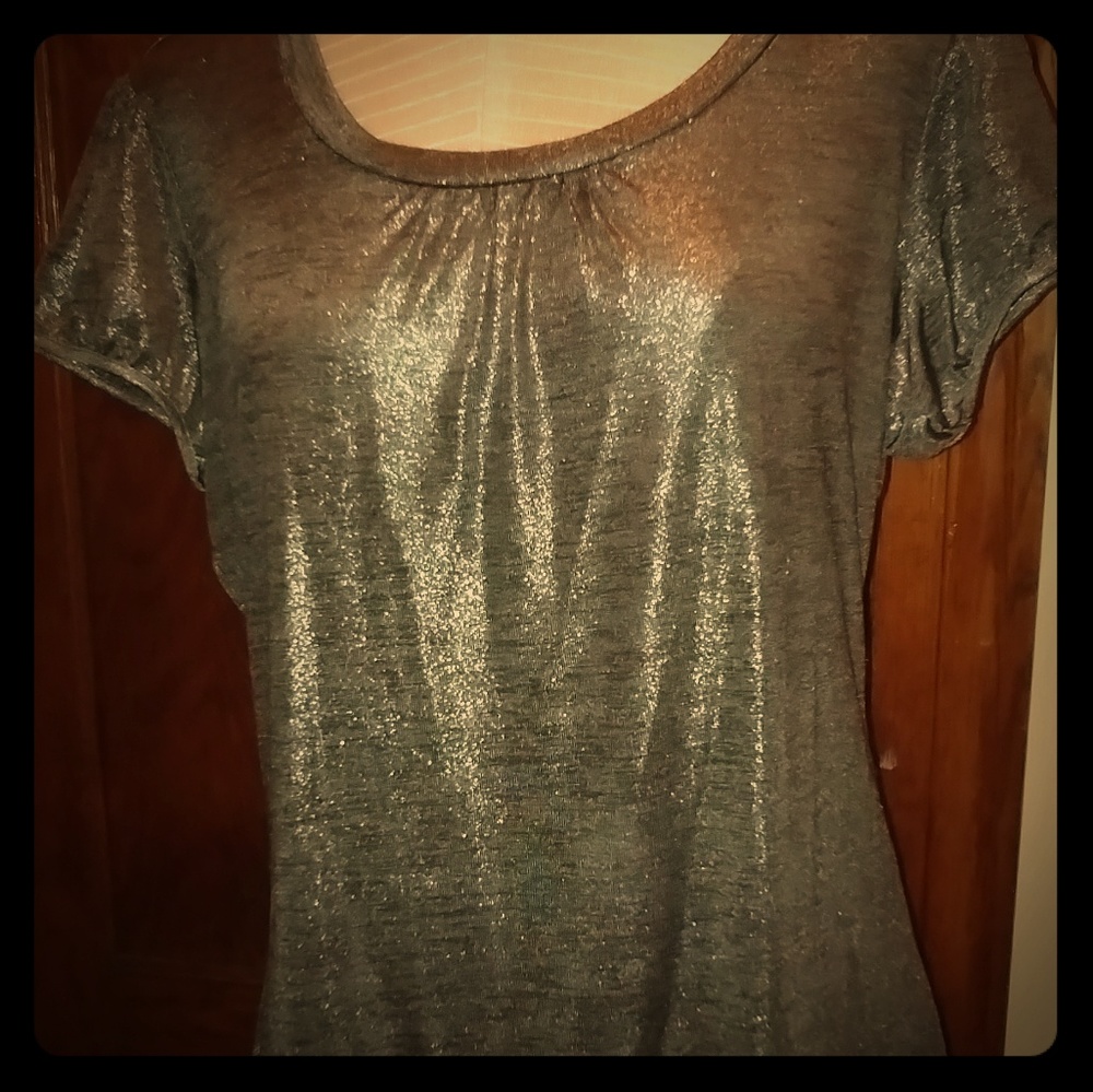 Ladies silver shirt